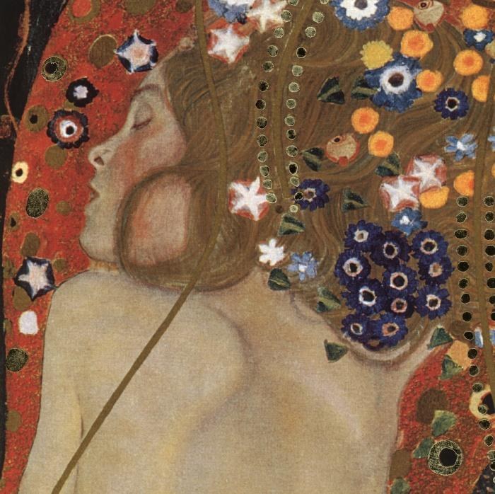 Gustav Klimt Sea Serpents IV (detail)